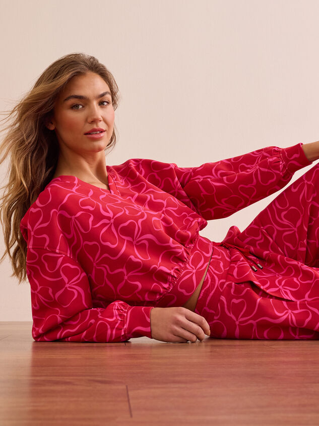 Super Soft Bow Sweatshirt Detail 6 - TULLABEE