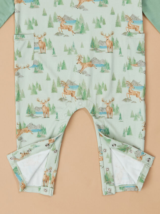 Buck Deer Romper Detail 2 - TULLABEE