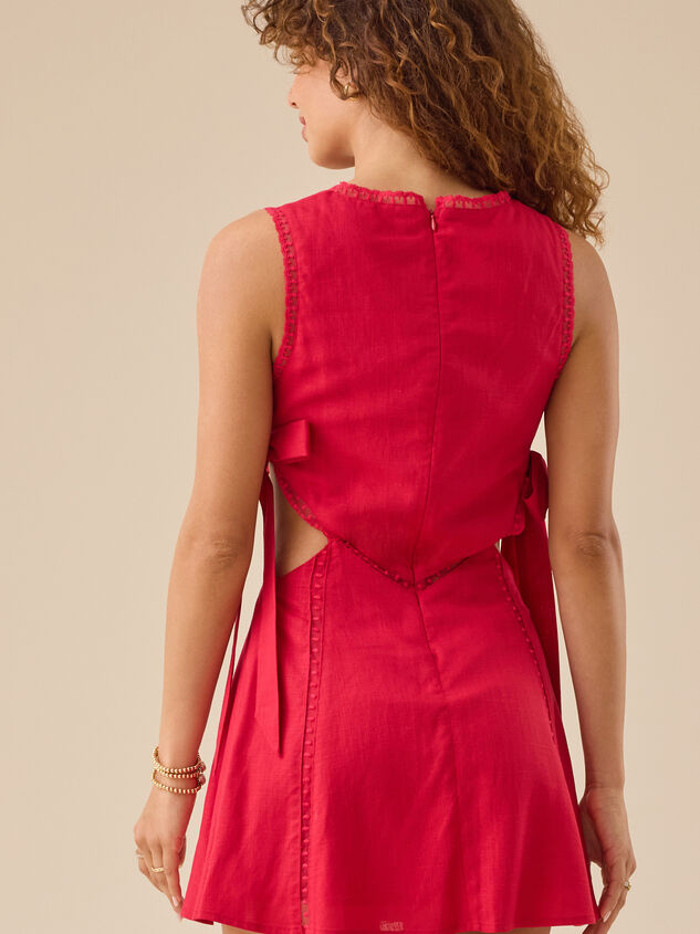 Celia Mini Dress Detail 3 - TULLABEE