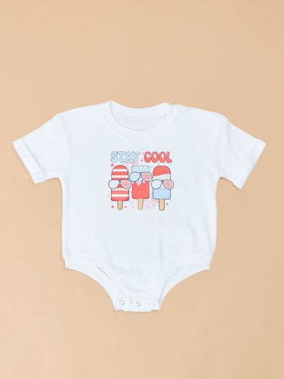 Stay Cool Bomb Pop Romper - TULLABEE