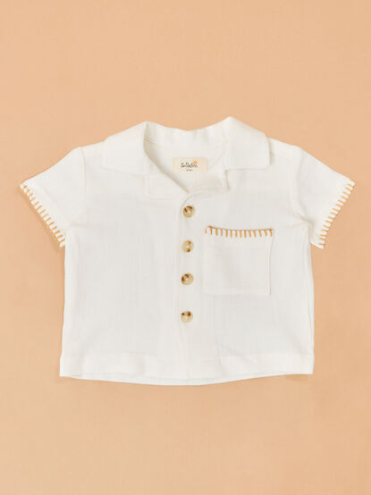 Milo Whipstitch Button Up - TULLABEE