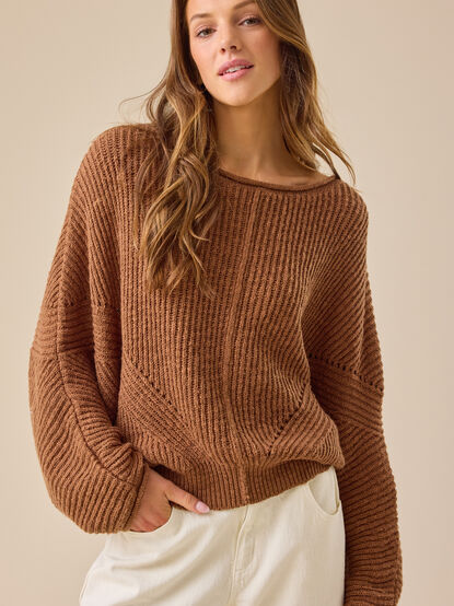 Savannah Dolman Sweater - TULLABEE