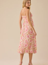 Ivey Flower Maxi Dress Detail 4 - TULLABEE