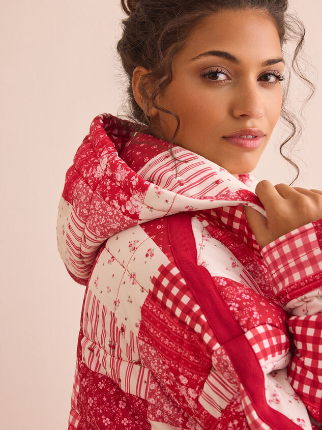 Cherished Patchwork Pullover Detail 2 - TULLABEE