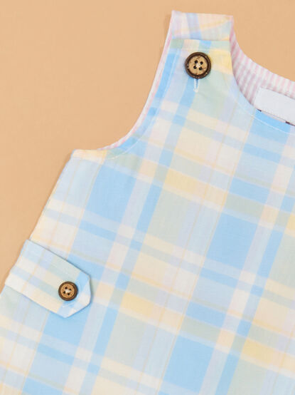 Griffin Gingham Shortall by Mudpie - TULLABEE