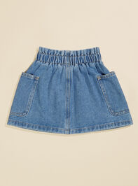 Mirabel Denim Mini Skirt Detail 4 - TULLABEE