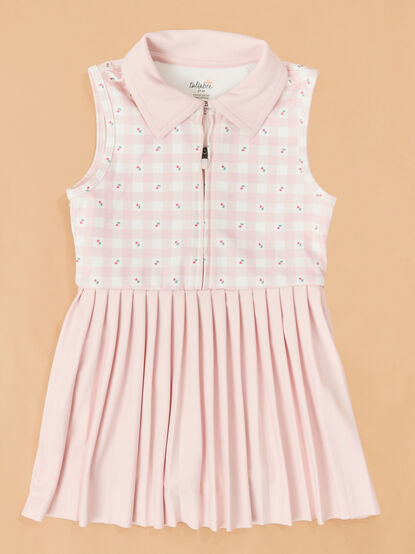 Lena Gingham Polo Dress - TULLABEE