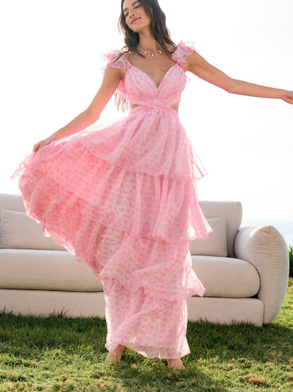 Becca Tiered Maxi Dress - TULLABEE