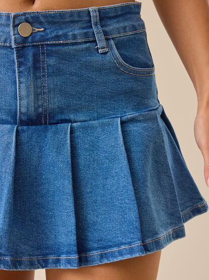 Danna Denim Mini Skirt - TULLABEE