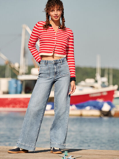 Reid Wide Leg Jeans - TULLABEE