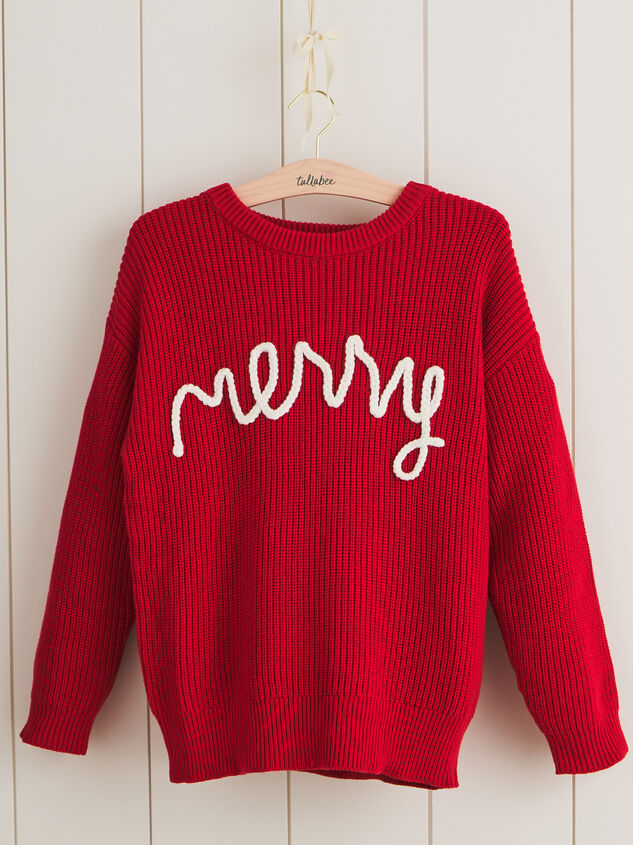 Very Merry Christmas Mama Sweater - TULLABEE