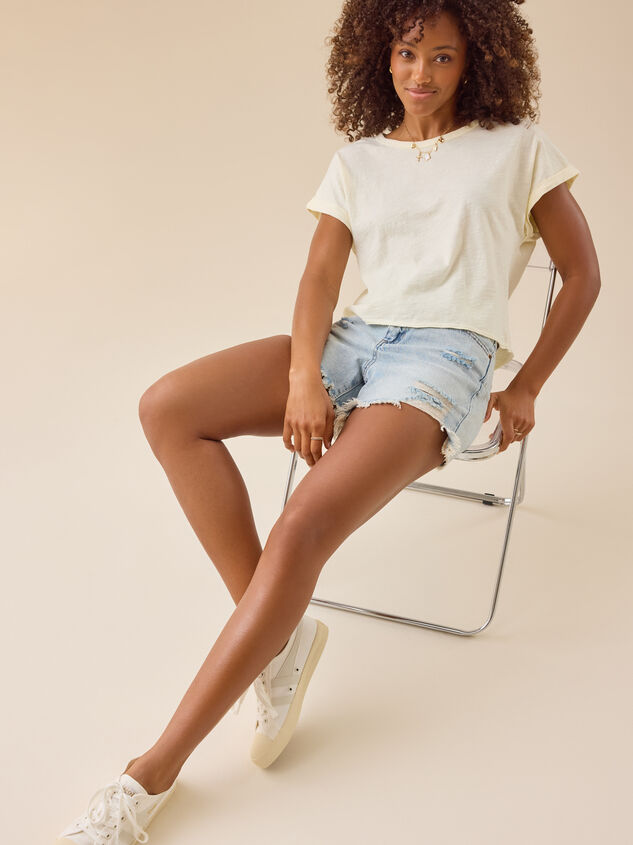 Michaela Boxy Tee Detail 2 - TULLABEE