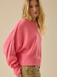 Cam Boxy Sweater Detail 3 - TULLABEE