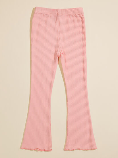 Marley Ribbed Flare Pants - TULLABEE