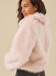 Elle Fur Jacket Detail 5 - TULLABEE