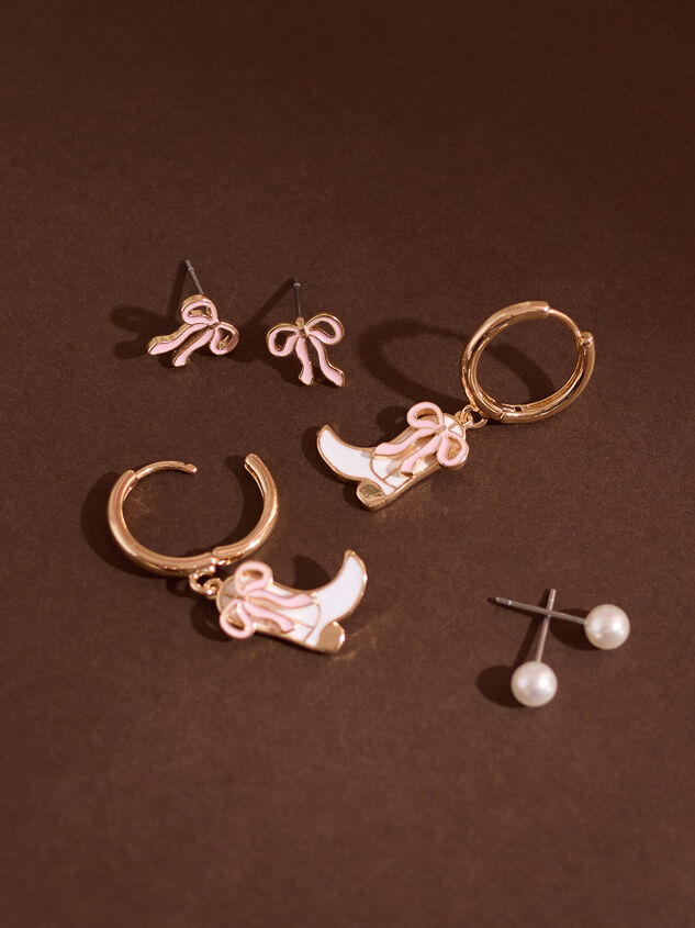 Coquette Cowgirl Earring Set - TULLABEE