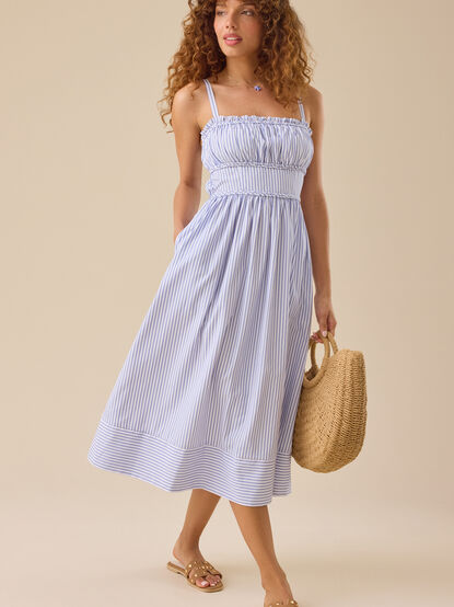 Margaux Striped Maxi Dress - TULLABEE