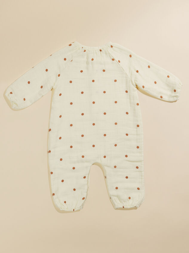 Danny Polka Dot Jumpsuit Detail 2 - TULLABEE