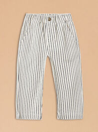 Lelo Pinstripe Baggy Pant By Rylee + Cru - TULLABEE