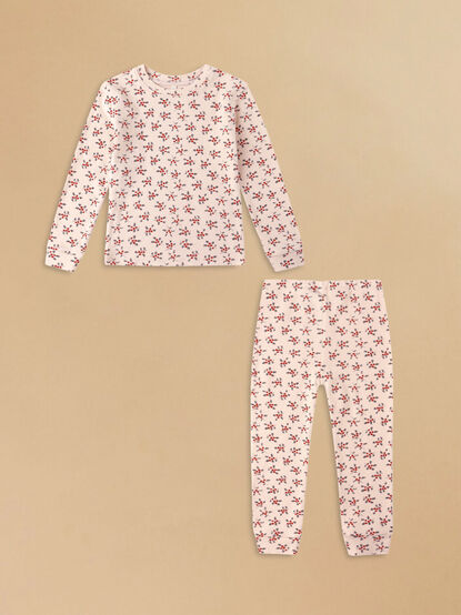 Holly Berry Dreams Pajama Set by Rylee + Cru - TULLABEE