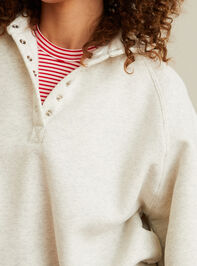 Peak Balloon Sleeve Pullover Detail 3 - TULLABEE