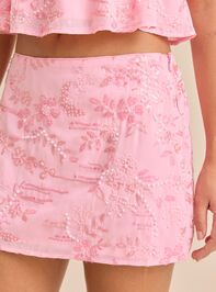 Deana Embellished Mini Skirt Detail 2 - TULLABEE