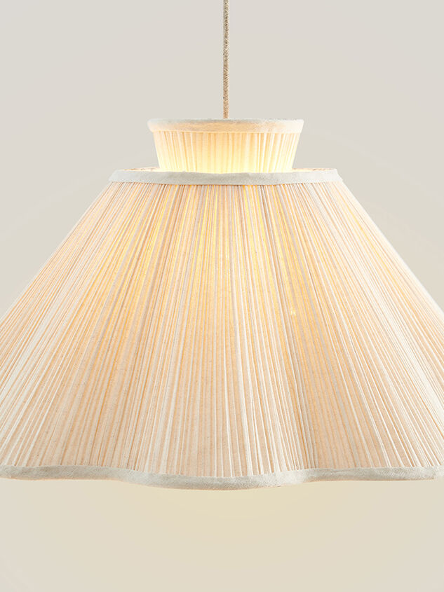 Maybelle Linen Pendant Detail 3 - TULLABEE