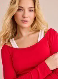 Double Layer Play Top Detail 3 - TULLABEE