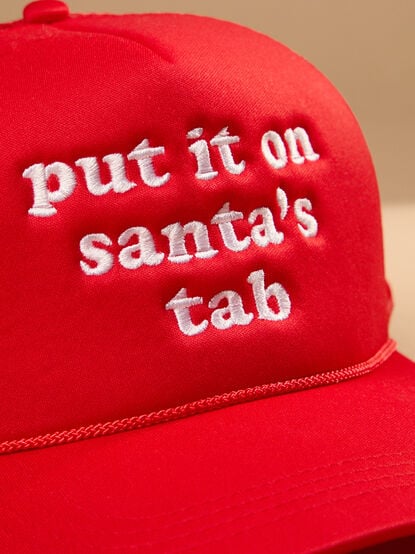 Put it on Santa's Tab Trucker Hat - TULLABEE