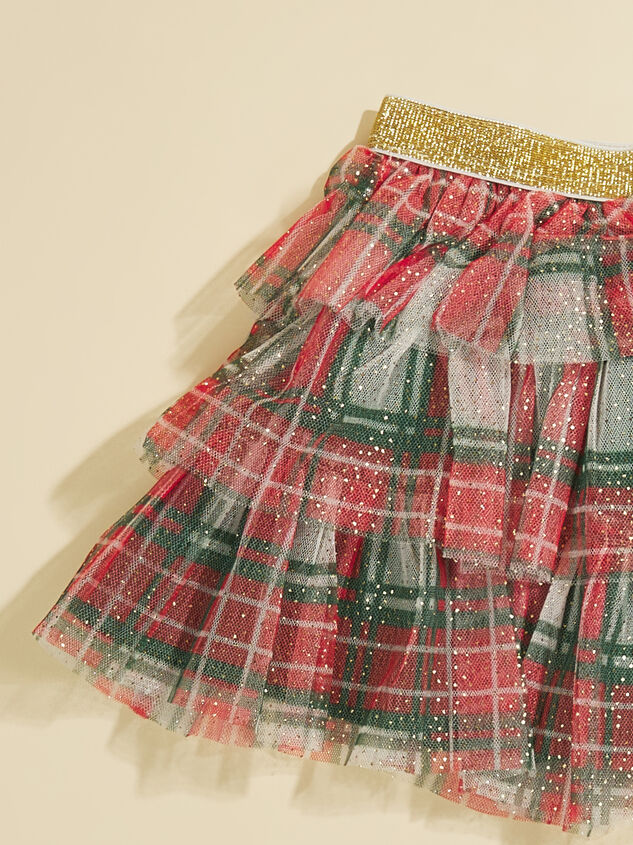 Plaid Tiered Tutu Detail 4 - TULLABEE
