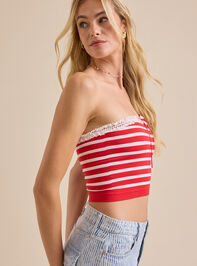 Addi Strapless Striped Cami - TULLABEE