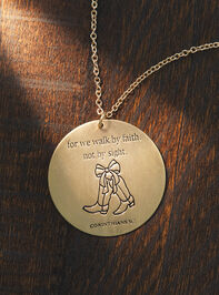 Walk by Faith Charm Necklace - TULLABEE