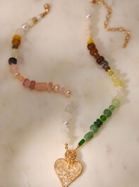 Heart Burst Bead Necklace - TULLABEE