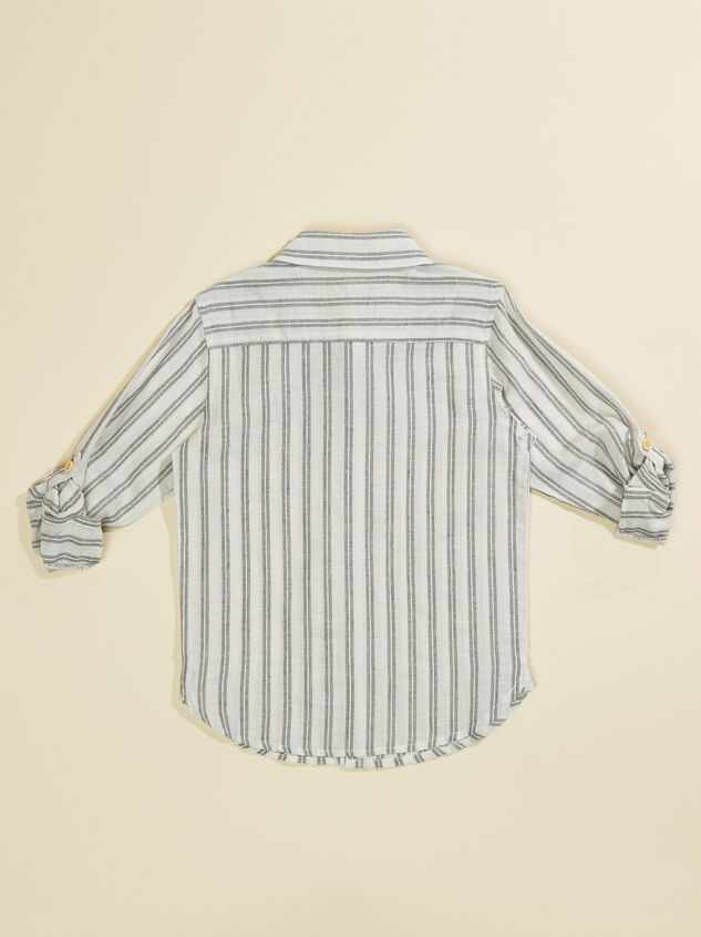 Jesse Button-Down Shirt Detail 2 - TULLABEE