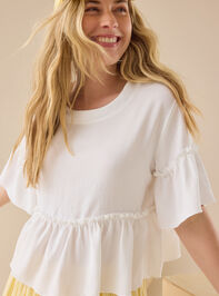 Lori Ruffle Sleeve Top - TULLABEE