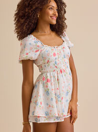 Lily Floral Romper Detail 3 - TULLABEE