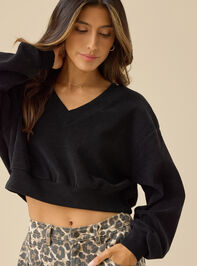 Tory Ribbed Crop Top Detail 2 - TULLABEE