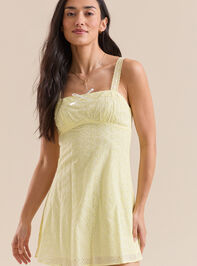 Brooklyn Eyelet Mini Dress - TULLABEE