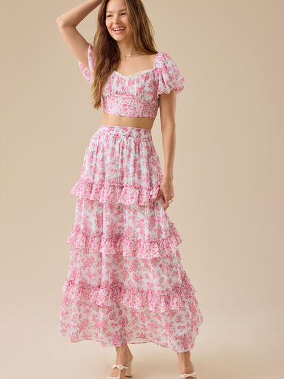 Lex Floral Maxi Skirt - TULLABEE