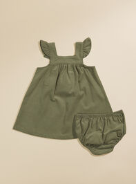 Joellen Corduroy Dress and Bloomer Set Detail 3 - TULLABEE