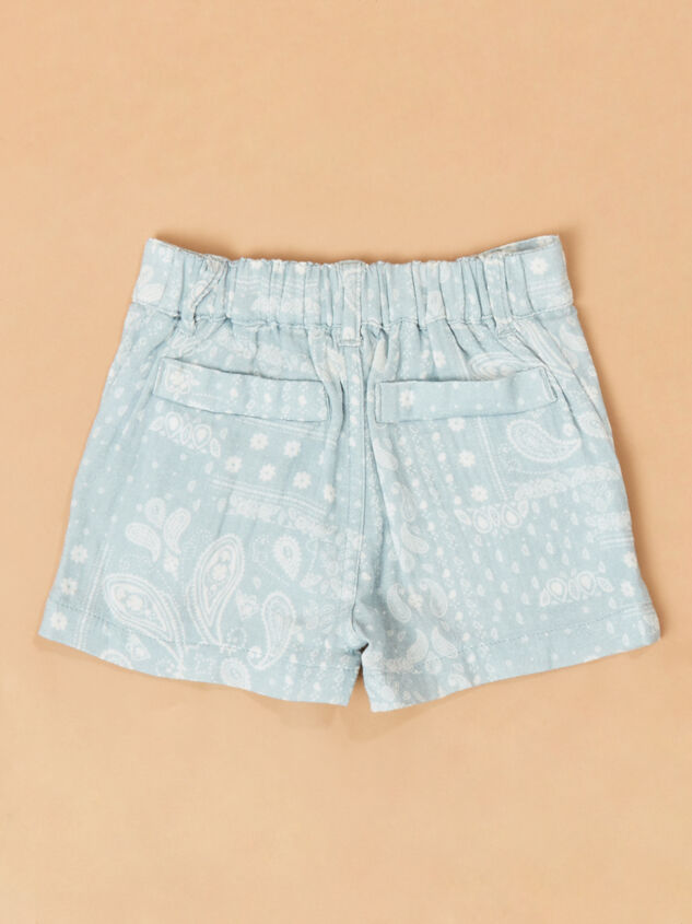 Emery Patchwork Shorts Detail 2 - TULLABEE
