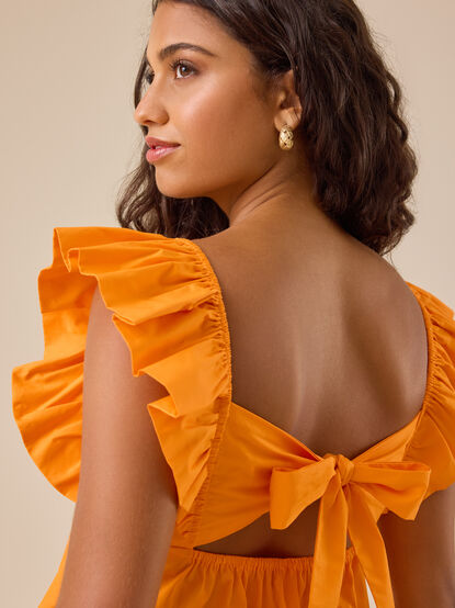 Armani Flutter Sleeve Blouse - TULLABEE