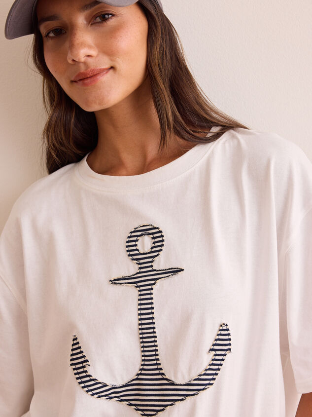 Anchors Away Tee Detail 2 - TULLABEE