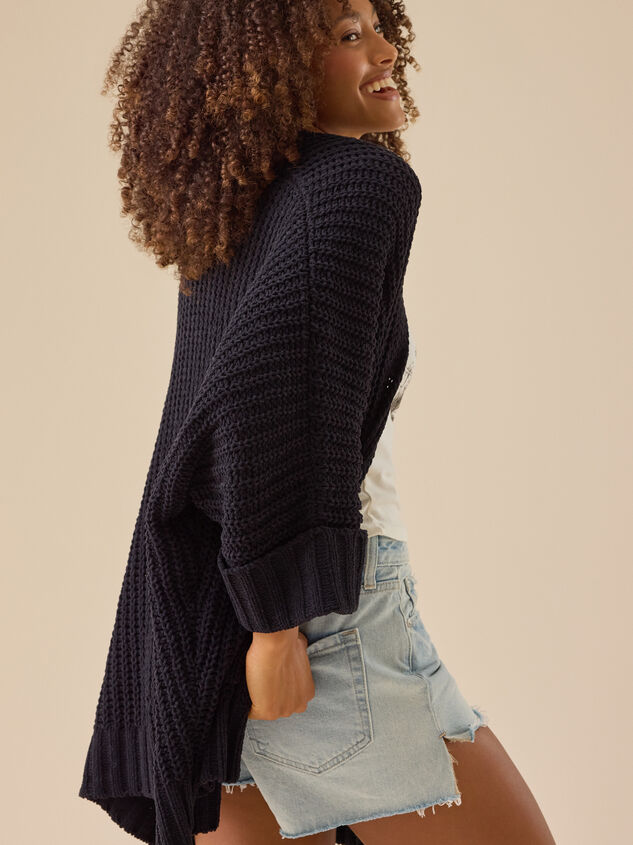 Lorelai Open Cardigan Detail 5 - TULLABEE