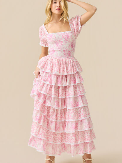 Zinny Floral Maxi Dress - TULLABEE