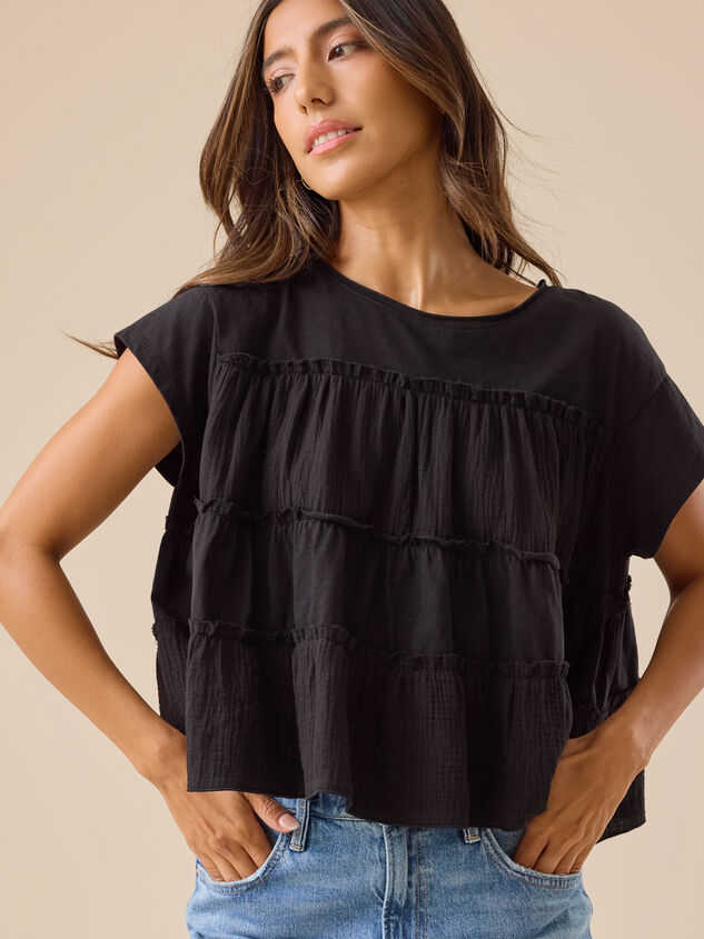 Rebecca Tiered Babydoll Top - TULLABEE