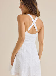 Daphney Floral Mini Dress Detail 4 - TULLABEE