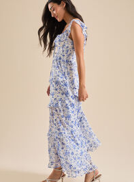 Alice Floral Maxi Dress Detail 3 - TULLABEE