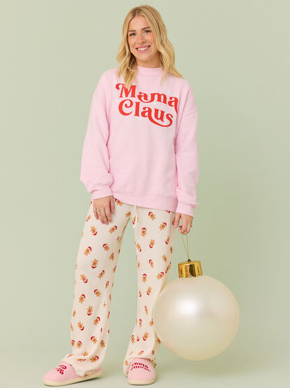 Gingerbread Santa Lounge Pant - TULLABEE
