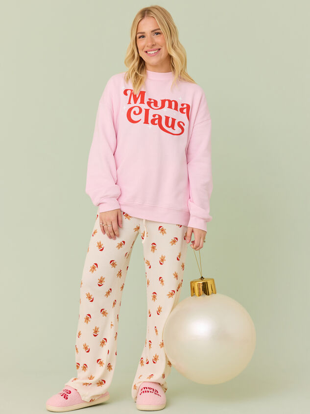 Gingerbread Santa Lounge Pant - TULLABEE